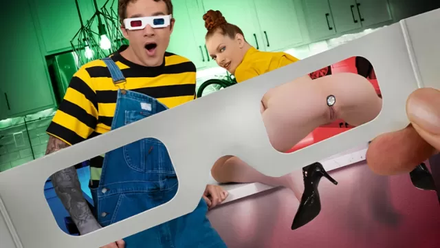 Anal Prank: Stepmother turned stepson into a toy for her ass