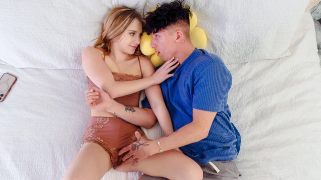 Family rebellion: Beauty tumbled with her brother until the creampie inside her