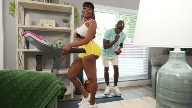 Ass Shaped: Thick-assed ebony swapped pain for ecstasy, riding the master's cock